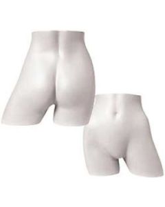 White, Female Full Round Butt Form