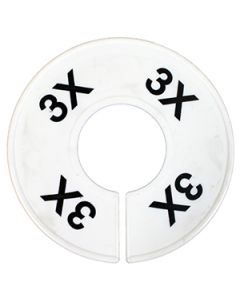"3X" Round Size Dividers