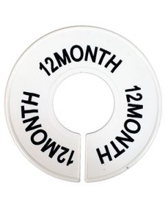 "12 MO" Round Size Dividers