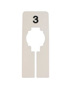 "3" Oblong Size Dividers