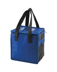 Lunch Tote Bag, 8" x 6" x 8.5" x 6", Royal/Black