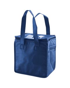 Lunch Tote Bag, 8" x 6" x 8.5" x 6", Navy Blue