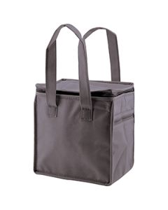 Lunch Tote Bag, 8" x 6" x 8.5" x 6", Charcoal