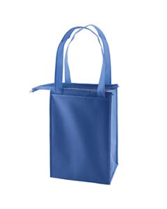 Insulated Lunch Tote Bag, 8" x 7" x 12", Royal Blue