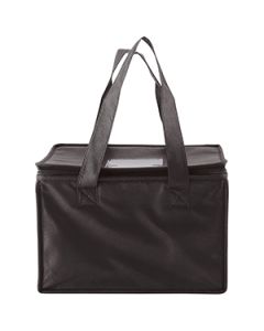 Cooler Bag, 12" x 8" x 8.5" x 8", Black