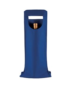1 Bottle Wine Bags, 6" x 16.25", Royal Blue