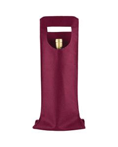 1 Bottle Wine Bags, 6" x 16.25", Merlot