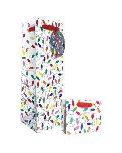 Christmas Lights White, Gift Totes