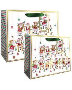 Santa Christmas, Gift Totes