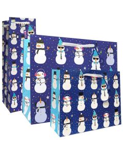 Snowman Party, Gift Totes