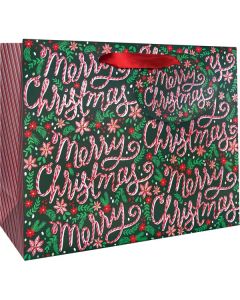 Candy Cane Christmas, Gift Totes, 12-1/2" x 10" x 5"
