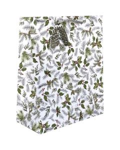 Glistening Pine, Gift Totes, 10" x 12-1/2" x 5"