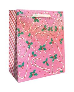 Candy Cane Love, Gift Totes, 8" x 10" x 4"