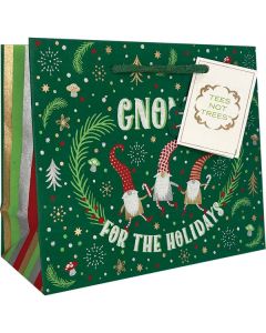 Gnome For Christmas, Gift Totes, 10" x 8" x 4"