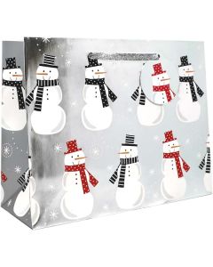 Snowman, Gift Totes, 10" x 8" x 4"