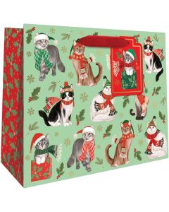 Frolicking Felines, Gift Totes, 10" x 8" x 4"