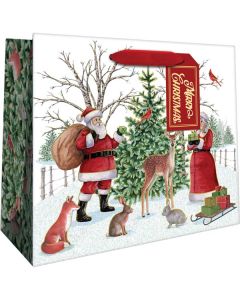 Woodland Wonder, Gift Totes, 10" x 8" x 4"