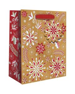 Merriment Gold, Gift Totes, 6" x 7-1/2" x 3"