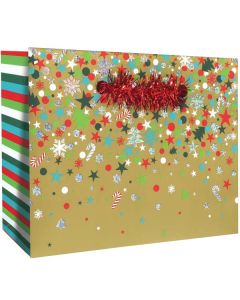 Christmas Party, Gift Totes, 5" x 4" x 2"