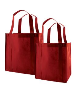 Reusable Grocery Bags, Burgundy