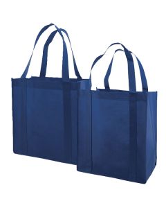 Reusable Grocery Bags, Navy Blue