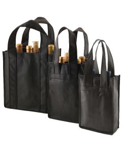 Wine Bottle Bags, Black