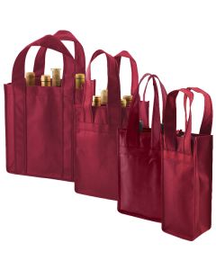 Wine Bottle Bags, Burgundy