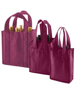Wine Bottle Bags, Merlot