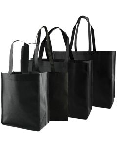 Reusable Shopping Bags, Black