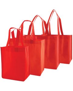 Reusable Shopping Bags, Red