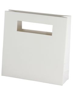 Premium luxury retail shopping bags, 8"W x 2.5"D x 8"H