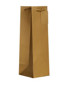 Bottle Tote Bag, Gold, 4.5" x 14" x 4.5"