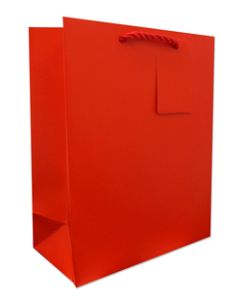 Medium Tote Bag, Red, 10" x 8" x 4"