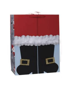 Large Tote Bag, Santa's Boots Collection, 17.5" x 14" x 7"
