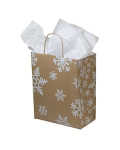 Medium Shopping Bag, Snow Days, 8" x 4.75" x 10.25" (cub)