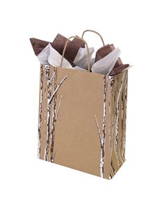 Medium Shopping Bag, Birch Bliss, 8" x 4.75" x 10.25" (cub)
