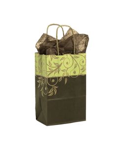 Small Shopping Bag, Antigua, 5.5" x 3.25" x 8.375" (gem)