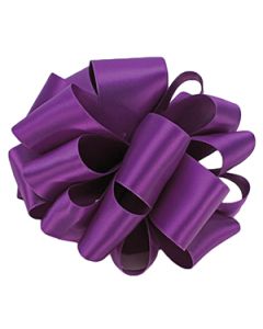 Purple, Double Faced Satin Ribbon