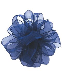 Navy, Wired Encore Ribbon