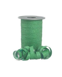 Stardust Glitter Curling Ribbon, 3/8" x 109 Yds, Green