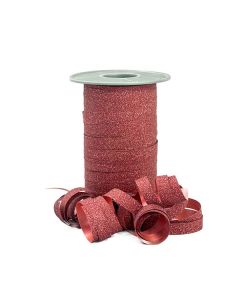 Stardust Glitter Curling Ribbon, 3/8" x 109 Yds, Red