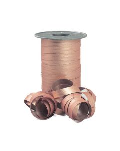 Stardust Glitter Curling Ribbon, 3/8" x 109 Yds, Rose Gold