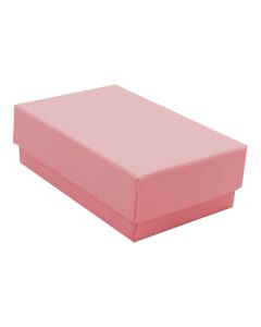 Pink Kraft Jewelry Boxes, 2-7/16" x 1-5/8" x 13/16"