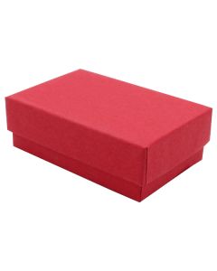Red Kraft Jewelry Boxes, 2-7/16" x 1-5/8" x 13/16"