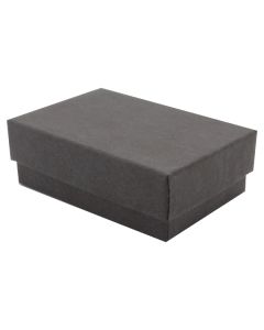 Black Kraft Jewelry Boxes, 2-7/16" x 1-5/8" x 13/16"