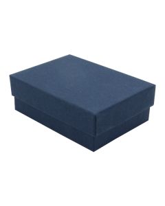 Navy Blue Kraft Jewelry Boxes, 3" x 2-1/8" x 1"