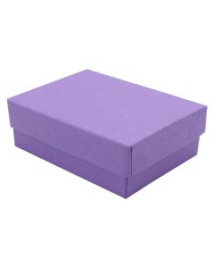 Purple Kraft Jewelry Boxes, 3" x 2-1/8" x 1"