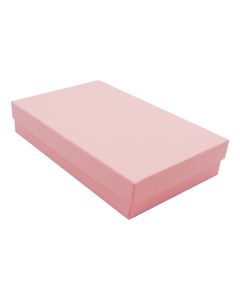 Pink Kraft Jewelry Boxes, 5-7/16" x 3-1/2" x 1"