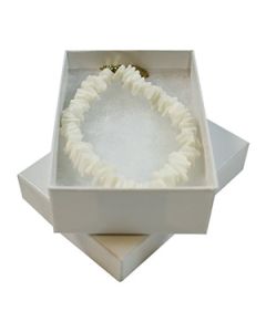 White Swirl Jewelry Boxes, 3" x 2-1/8" x 1"
