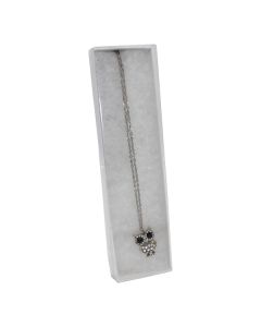 White View Top Jewelry Boxes, 8" x 2" x 1"